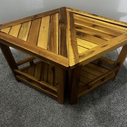 Wood End Tables
