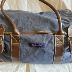 Nautica Duffel Bag New 20x10x8 Inches