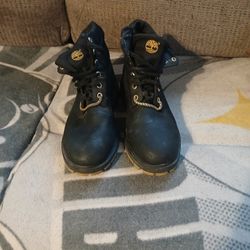 TIMBERLAND BLACK BOOTS