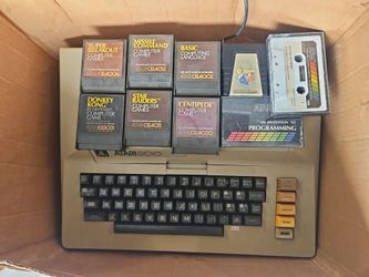 Vintage Atari 800 + games