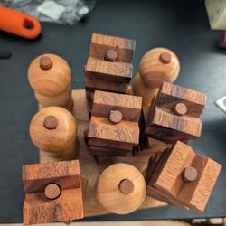 3d Tic Tae Toe Wood Game 6x6