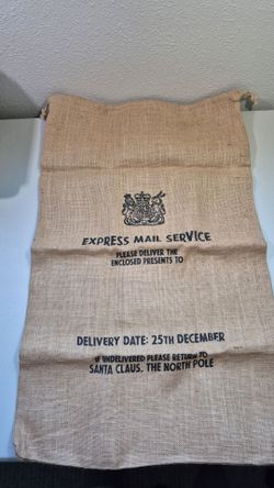 Rustic Christmas Gift Sack