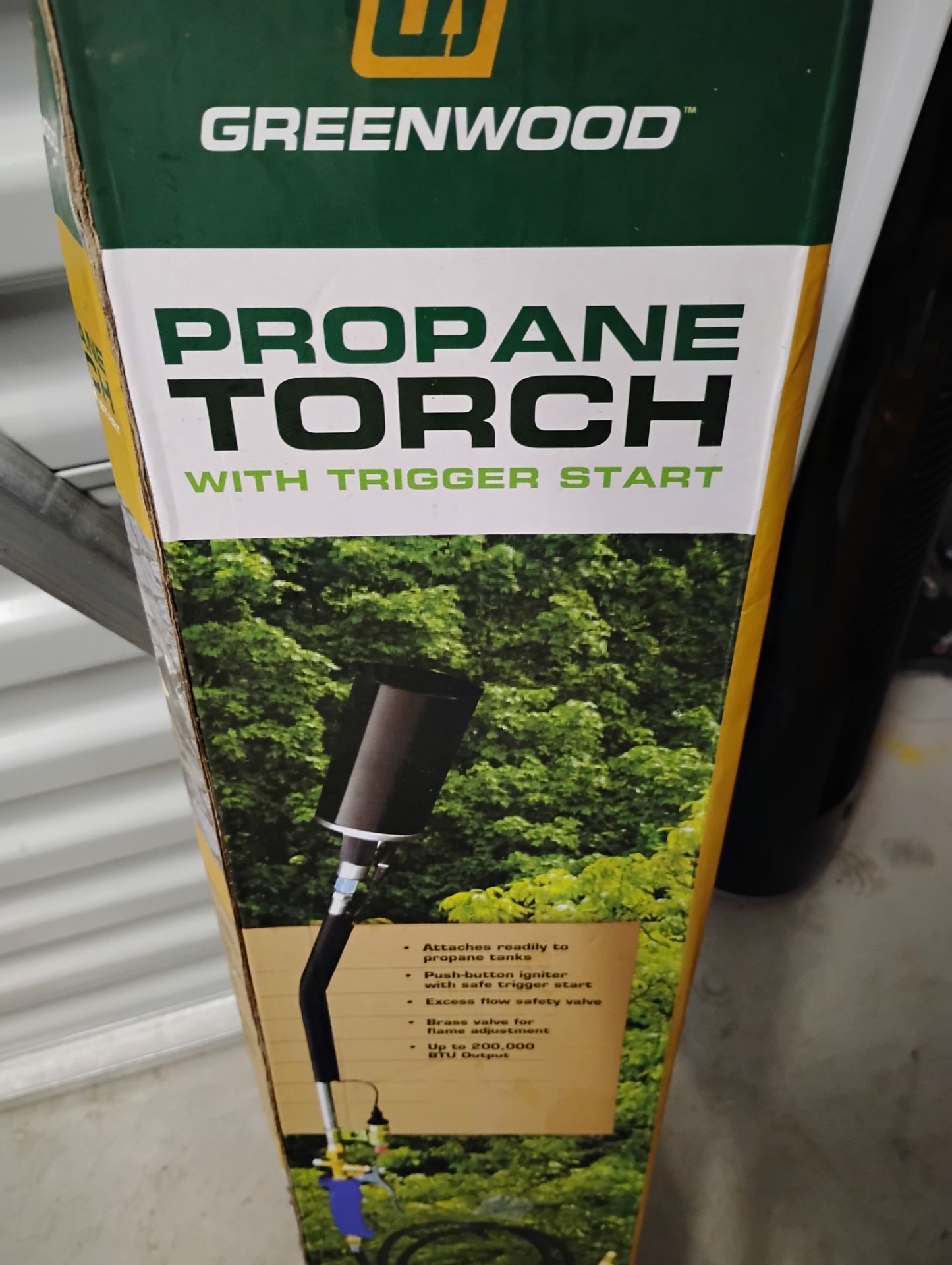 Propane torch with trigger start (greenwood)