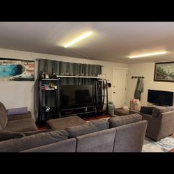 Huge Brown Sectional 