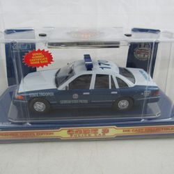 Code 3 Georgia State Trooper Police Car State Patrol 1:24 Scale Die Cast & Patch
