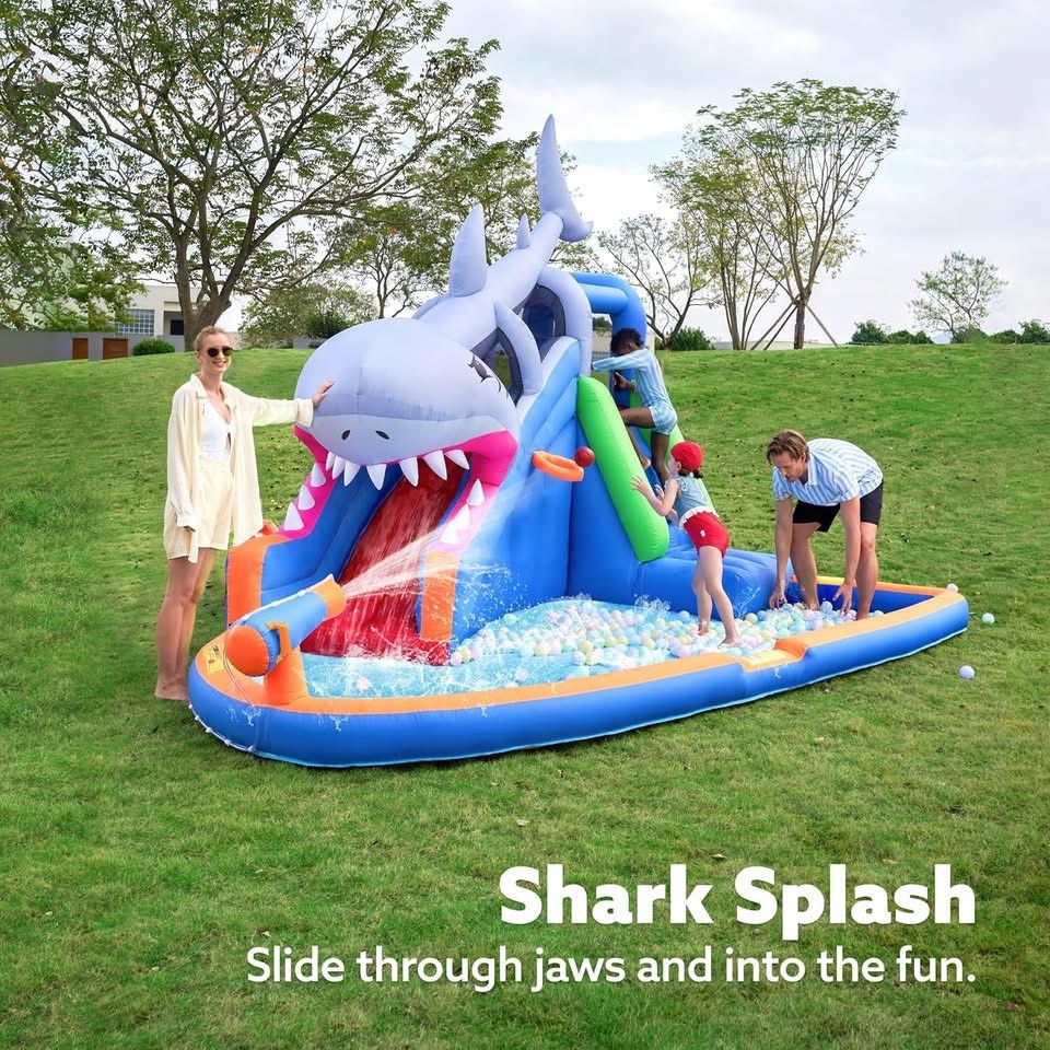 🦈Water Slide for Kids (Shark) UNBOXED Brand NEW