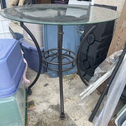 Glass Bar Table