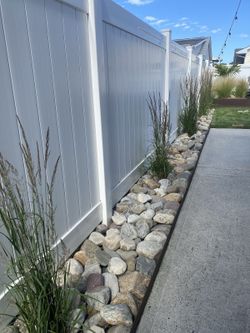 Vinyl fence