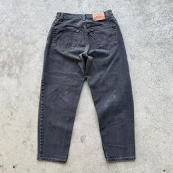 Vintage 2000 Levi’s 560 Loose Fit Tapered Leg Black Jeans