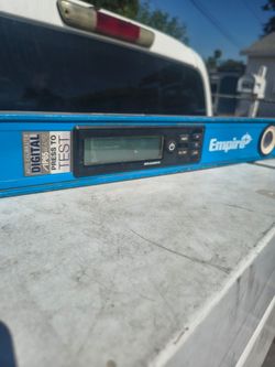 Empire Level brand E105 Series True Blue Digital Box Level. 48 inches