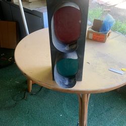 Vintage Railway Stop Sign