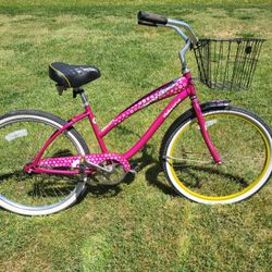 Women's Diamondback Della Cruz Beach Cruiser  26" Wheels 