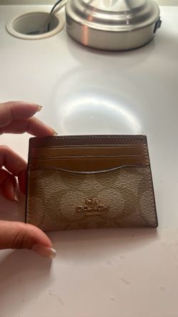 Coach card holder