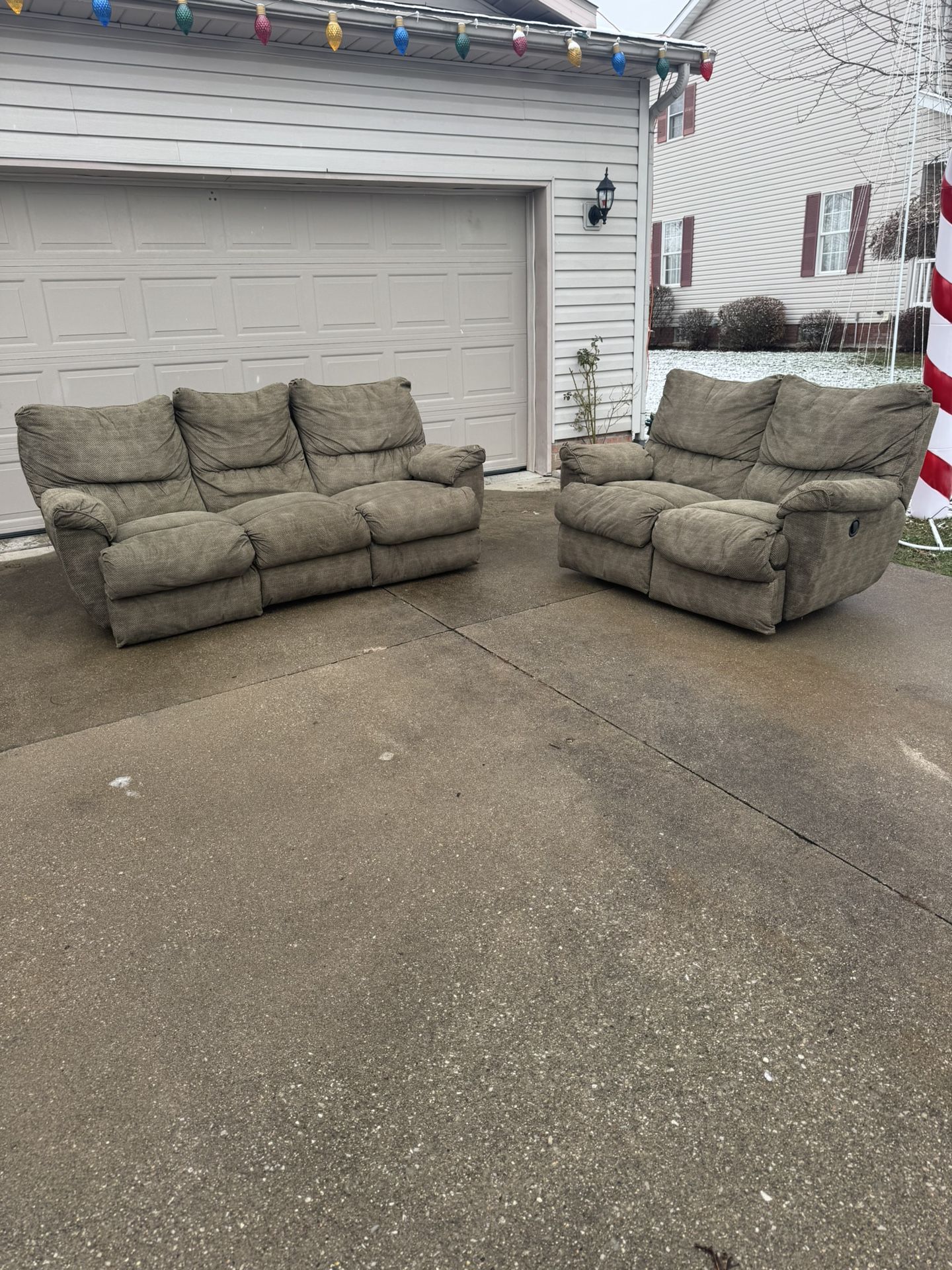 Reclining Couch And Loveseat
