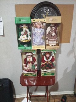 Collection of porcelain dolls