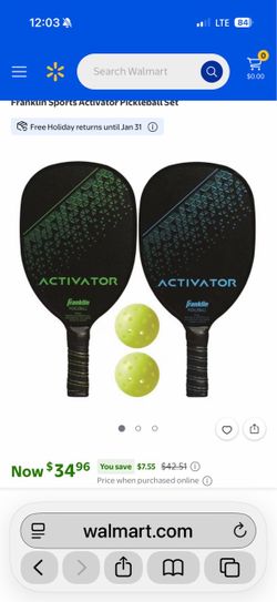 Franklin Sports Pickelball Set NEW