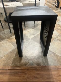 Black Wood End Table / Side Table – $10