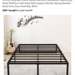 14 Inch king Bed Frame