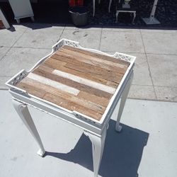 The Best End Table Nightstand 1920s I Added The 1920slatthe Wood To Make It More Modern