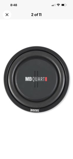 2) MB Quart DS1-304 800 Watt 12 Inch Slim Shallow Subwoofers Car/Truck DVC Subs