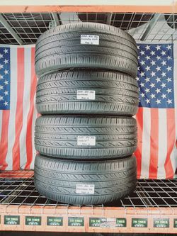 🇺🇸 4 USED TIRES 255/50R20 HANKOOK VENTUS S1 EVO ALL SEASON 255 50 20