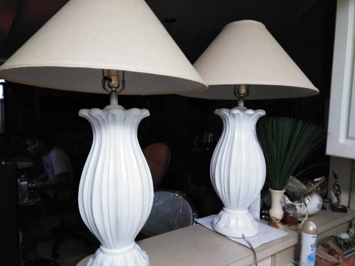 Two beautiful lamps