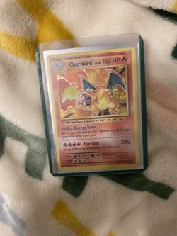 Vintage Charizard Pokemon Card