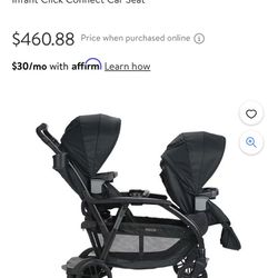 Gently USED Double Stroller with Car Seats NO SCAMS PLEASE  