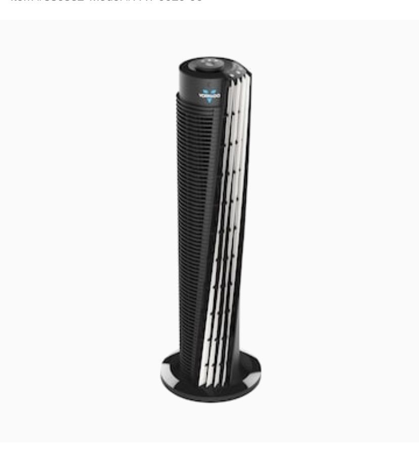 37” tower Circulator fan