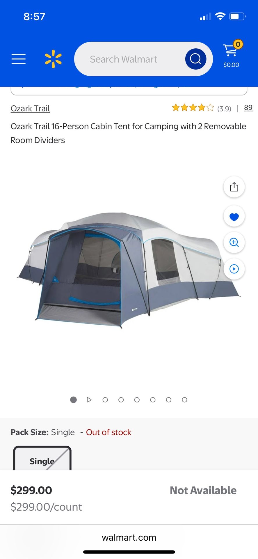 Ozark 16 Person Tent