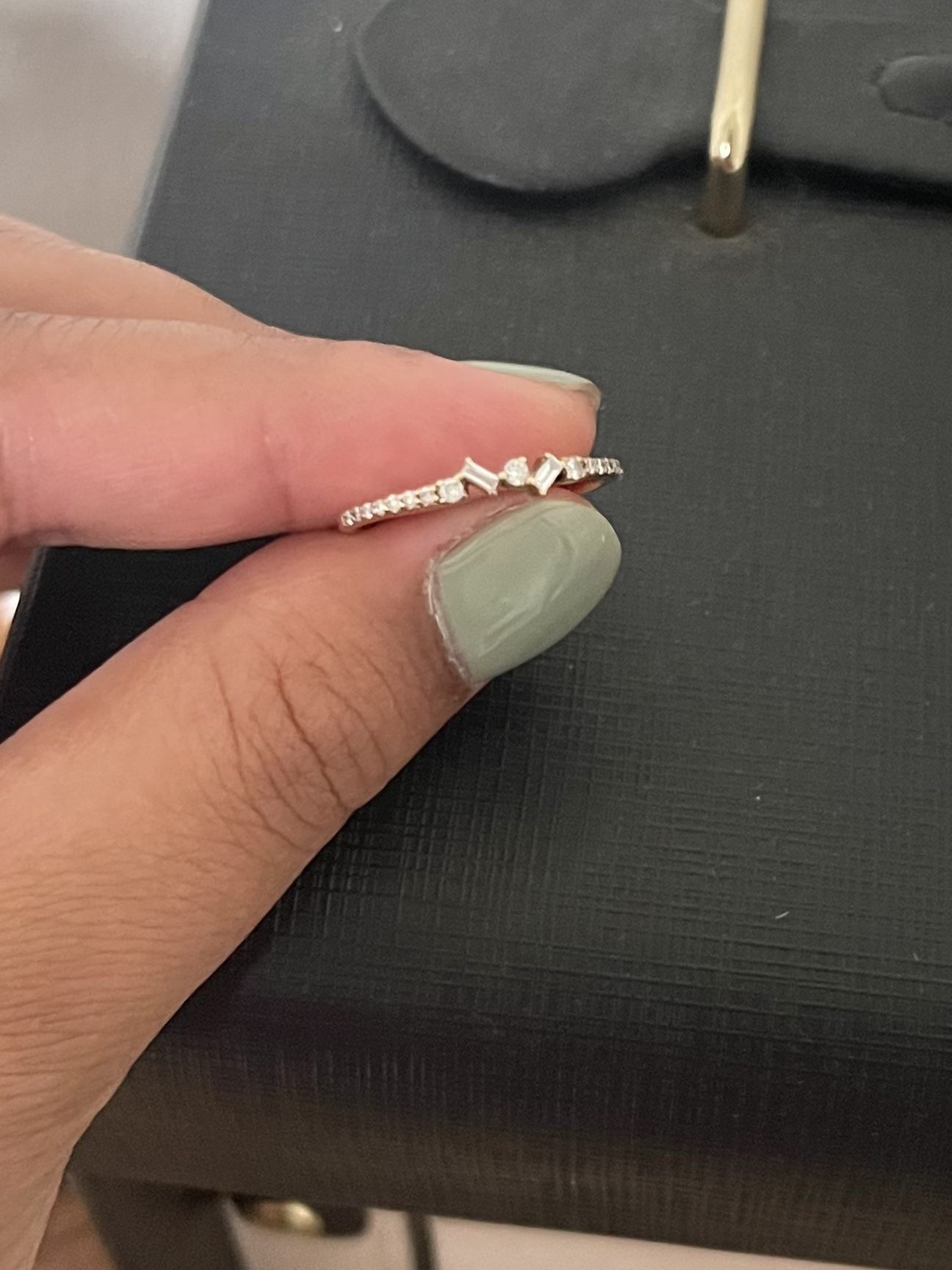 Diamond Yellow Gold Anniversary Band