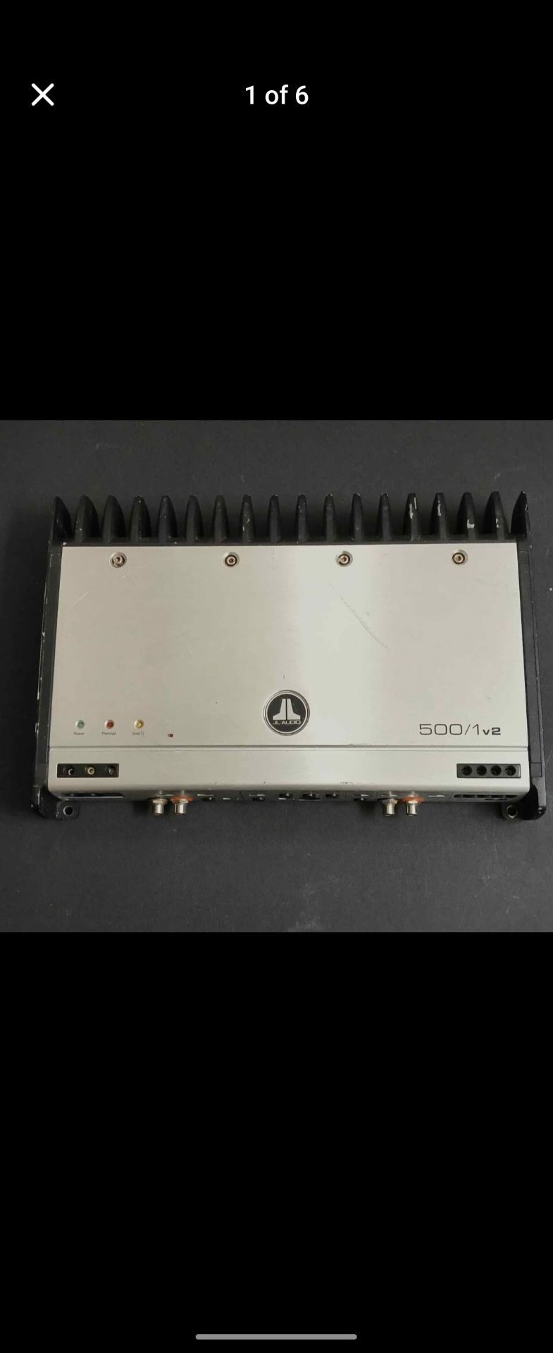 JL Audio 500/1v2 slash series amp