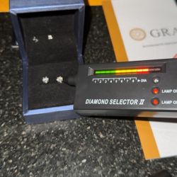 Moissanite Diamond earrings