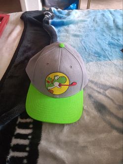 Yoshi super Mario hat.