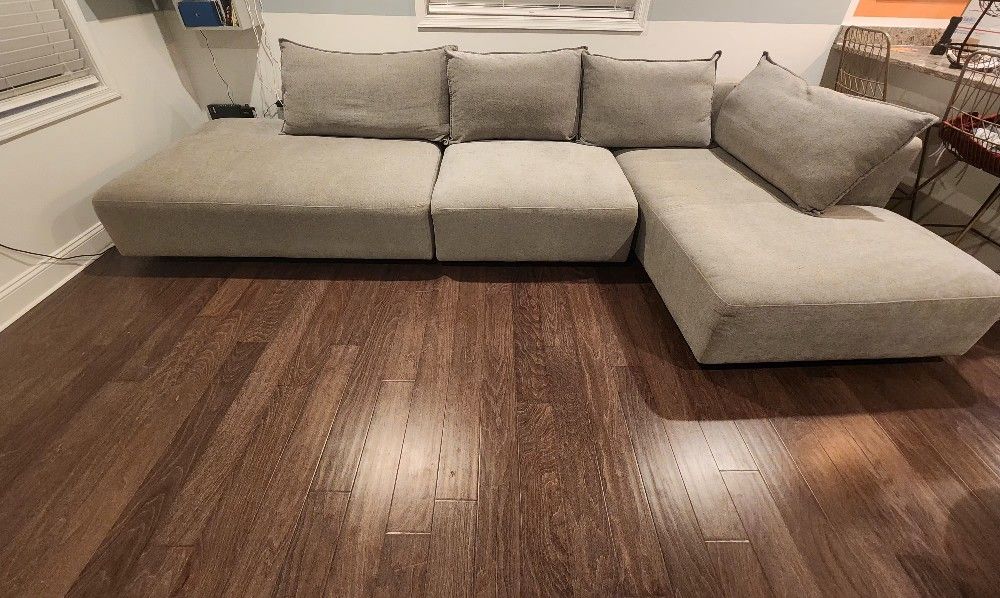 Comfortable Grey Sectional