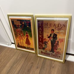Tool And Talking Heads Posters 
