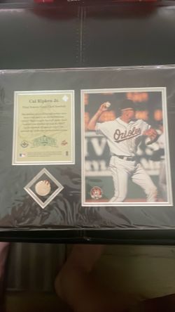 Cal Ripken Junior game used peace trading card