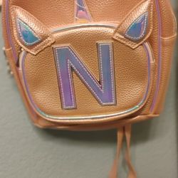 Girls Initial N Unicorn Backpack By Justice