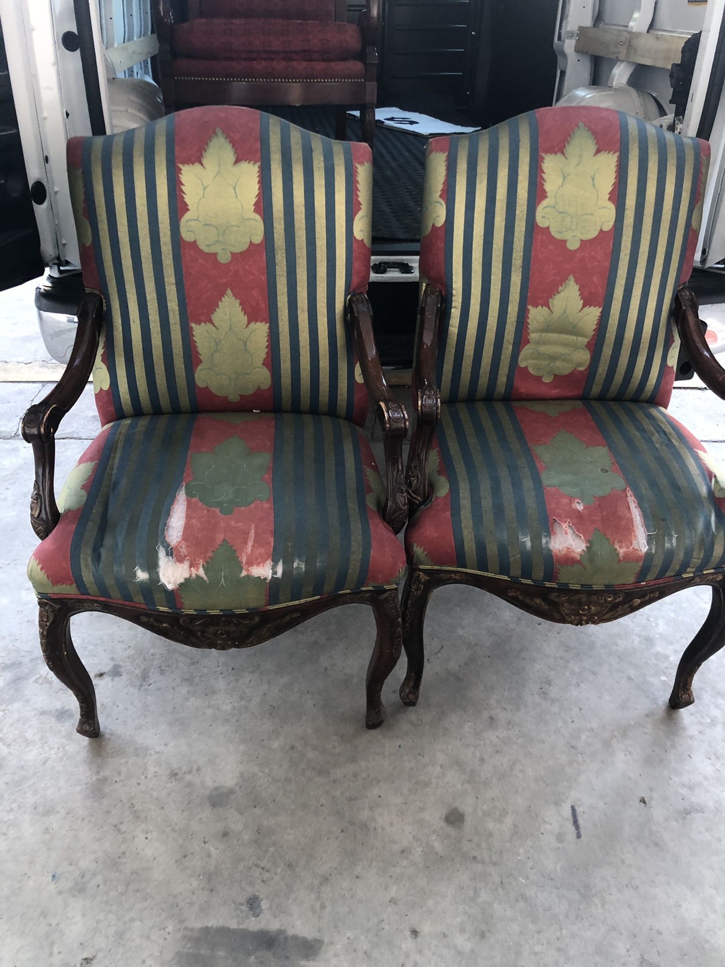 Antique Chairs - $100  pair 