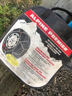 Snow tire chains