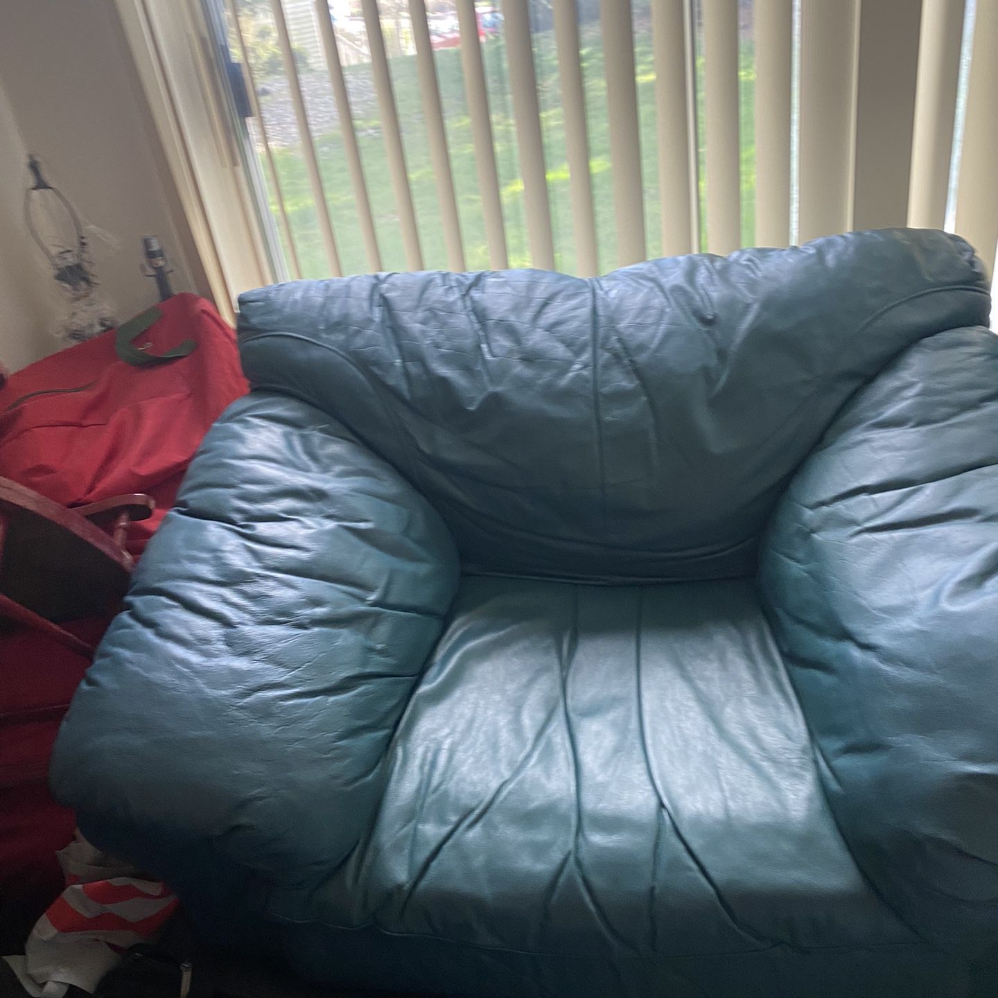 Oversized Leather Chair Free Was $800