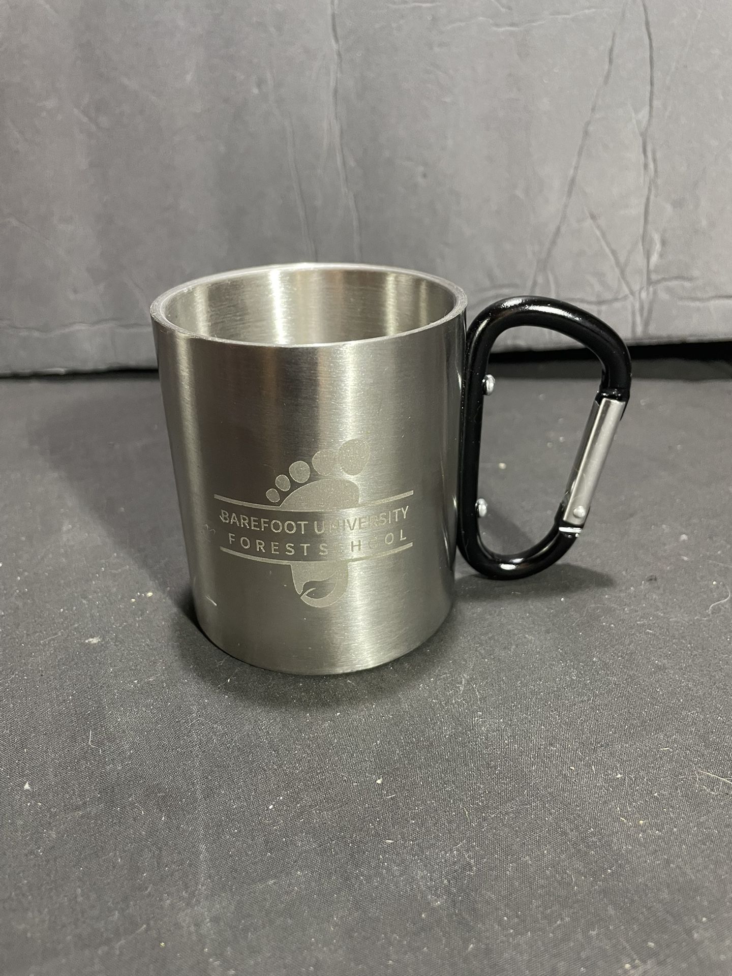 Stainless Steel Mug Handle With Carabiner Handle