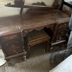 Antique Dresser W/mirror