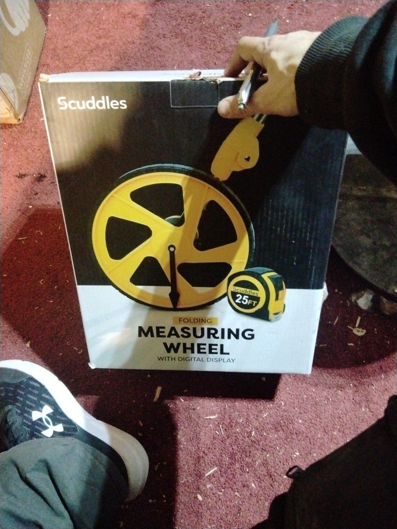 Scuddles Folding Digital Measuring Wheel 