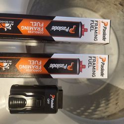 New paslode battery and 2fuel cell fresh