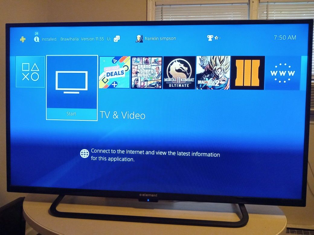 50 Inch Element Smart TV Great Condition $120 OBO