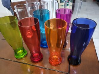 Unbreakable Tumbler Beer Glasses 22 Oz Set Of 12