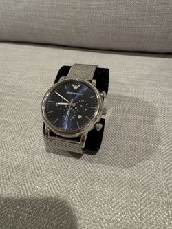Emporio Armani Men's Stainless Steel Mesh Bracelet 42mm