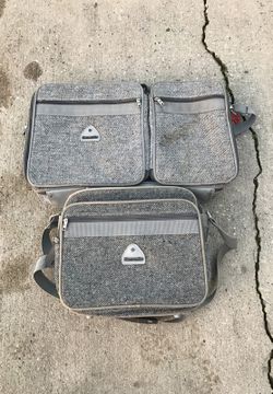 Samsonite tweed profile luggage