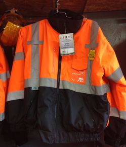 Class 3 High Visibility Safety Jacket with Removable Fleece